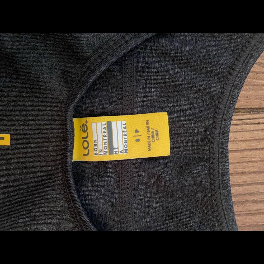 Lole Grey Racerback - Picture 3 of 3